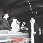 1986_الشيخ زايد يرعى حفل تخرج الدفعة الخامسة بجامعة الإمارات العربية المتحدة